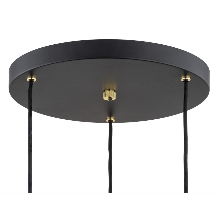 Argon 6105 - Lámpara colgante OAKLAND 3xG9/6W/230V negro