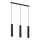 Argon 6112 - Lámpara colgante GOMERA 3xGU10/5W/230V negro
