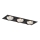 Argon 6116 - Lámpara empotrada OLIMP 3xGU10-AR111/12W/230V negro