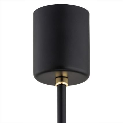 Argon 6143 - Lámpara colgante CAMELOT PLUS 3xE27/15W/230V negro/blanco/dorado