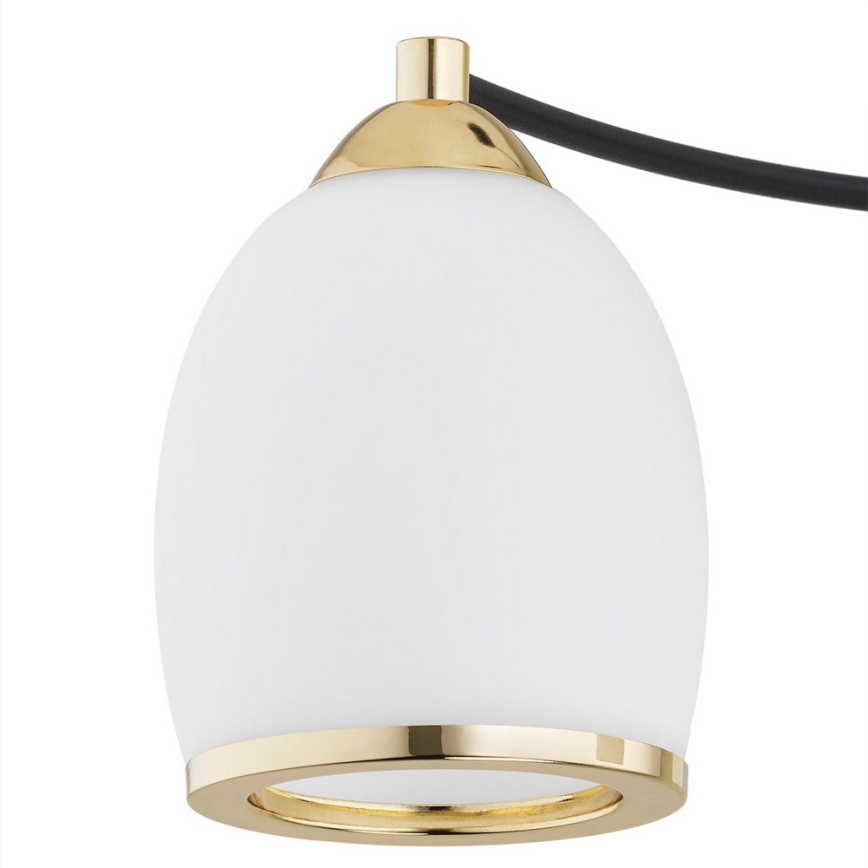 Argon 6144 - Lámpara colgante AVILA PLUS 3xE27/15W/230V negro/dorado/blanco