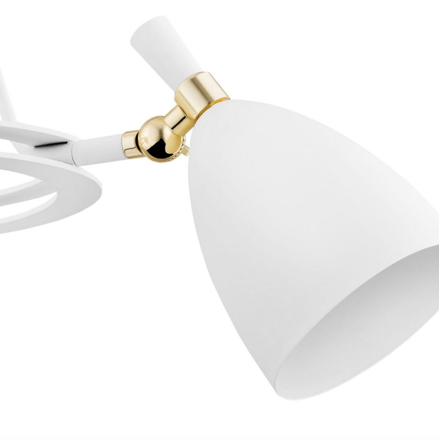 Argon 6148 - Lámpara colgante CHARLOTTE 3xE27/15W/230V blanco/dorado