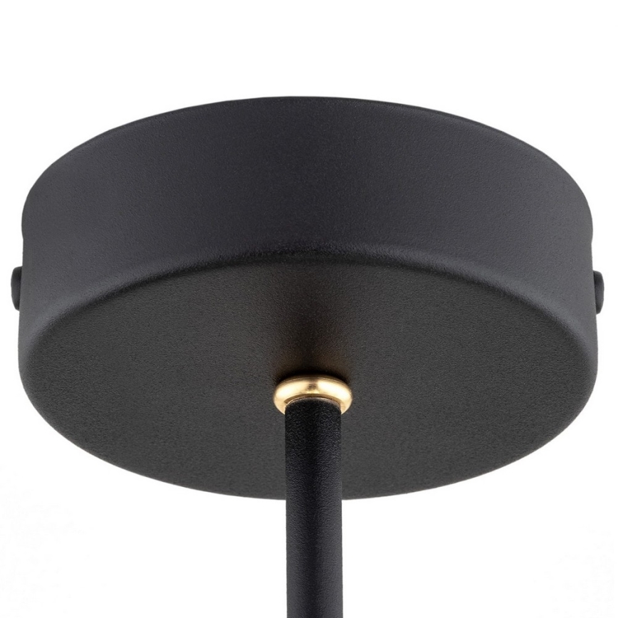 Argon 6150 - Lámpara colgante AMALFI 3xE27/15W/230V negro/blanco