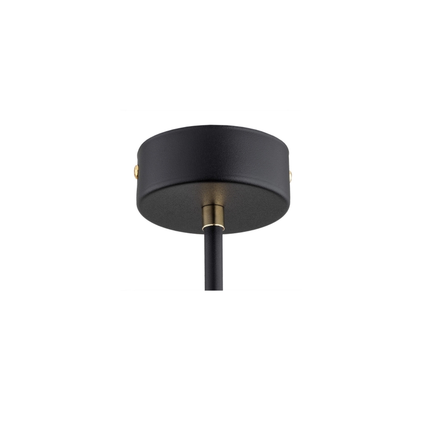 Argon 6166 - Lámpara de techo sobre poste RAVELLO 3xE14/15W/230V negro/dorado
