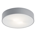 Argon 659 - Lámpara de techo DARLING 2xE27/15W/230V diámetro 35 cm gris