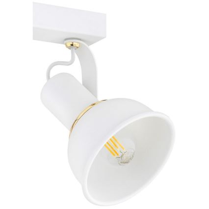 Argon 7036 - Foco TWIST 2xE14/7W/230V blanco/dorado