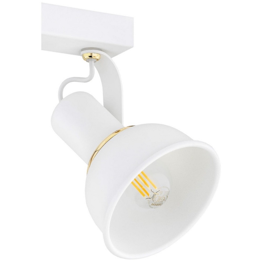 Argon 7036 - Foco TWIST 2xE14/7W/230V blanco/dorado