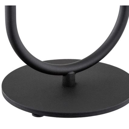 Argon 7072 - Lámpara de mesa FERRONE 2xE14/7W/230V negro/blanco/dorado