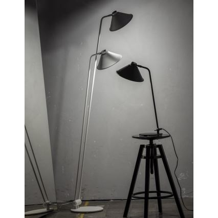 Argon 7074 - Lámpara de pie GABIAN 2xE27/15W/230V blanco