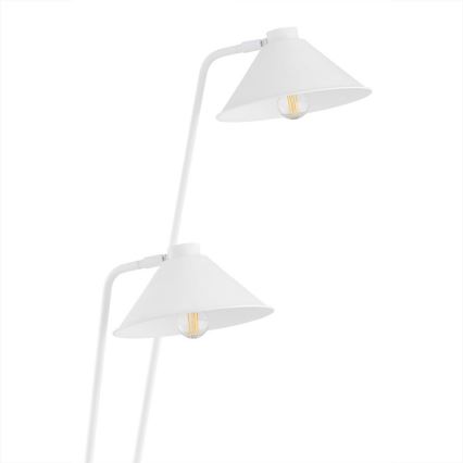 Argon 7074 - Lámpara de pie GABIAN 2xE27/15W/230V blanco