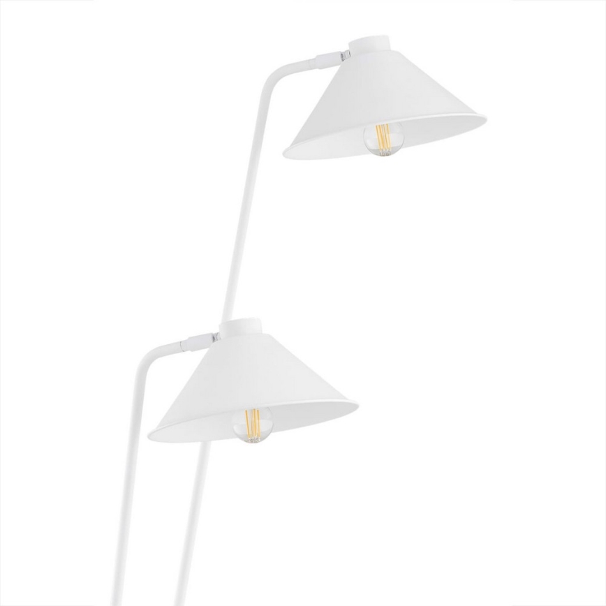 Argon 7074 - Lámpara de pie GABIAN 2xE27/15W/230V blanco
