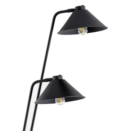 Argon 7075 - Lámpara de pie GABIAN 2xE27/15W/230V negro