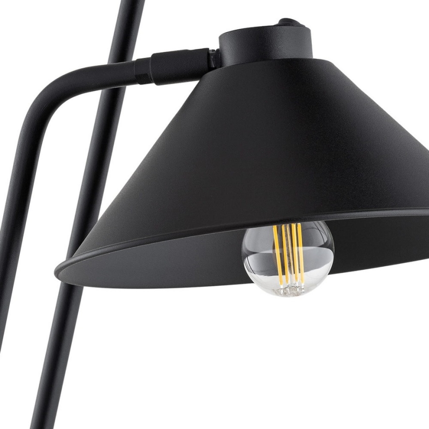 Argon 7075 - Lámpara de pie GABIAN 2xE27/15W/230V negro