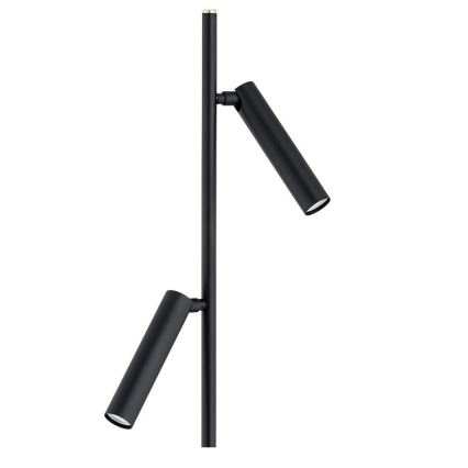 Argon 7082 - Lámpara de pie TORRE 2xG9/6W/230V negro