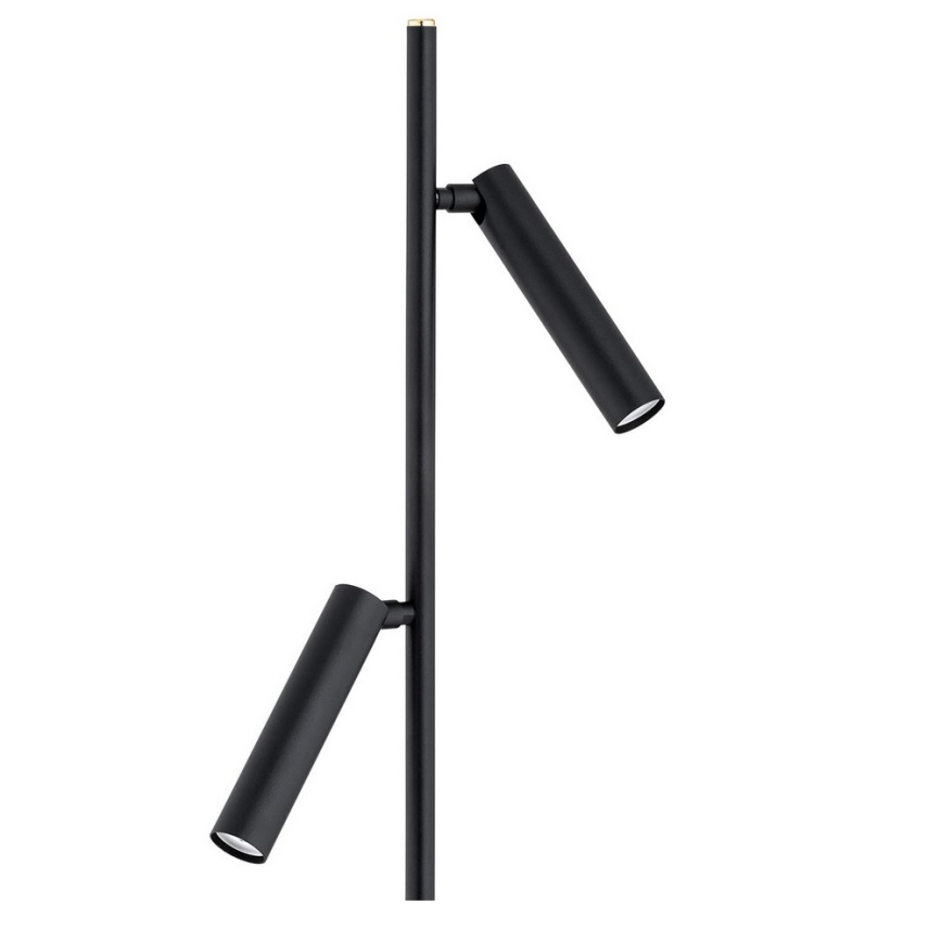 Argon 7082 - Lámpara de pie TORRE 2xG9/6W/230V negro