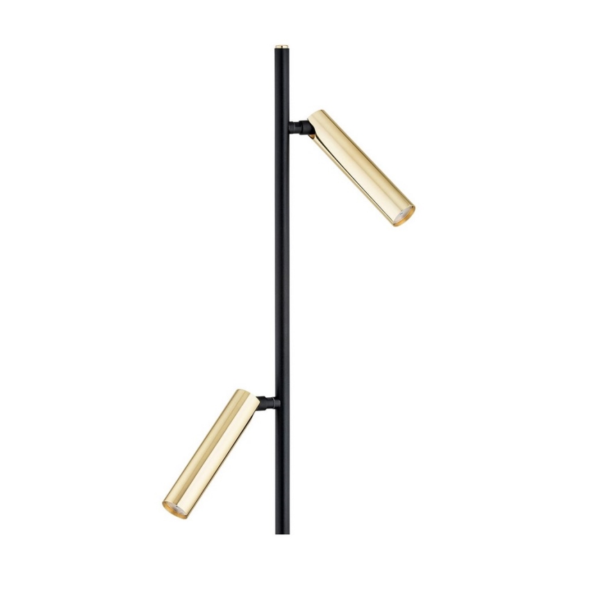 Argon 7083 - Lámpara de pie TORRE 2xG9/6W/230V negro/latón