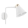 Argon 8006 - Aplique AVALONE 1xE27/15W/230V 34 cm blanco/dorado