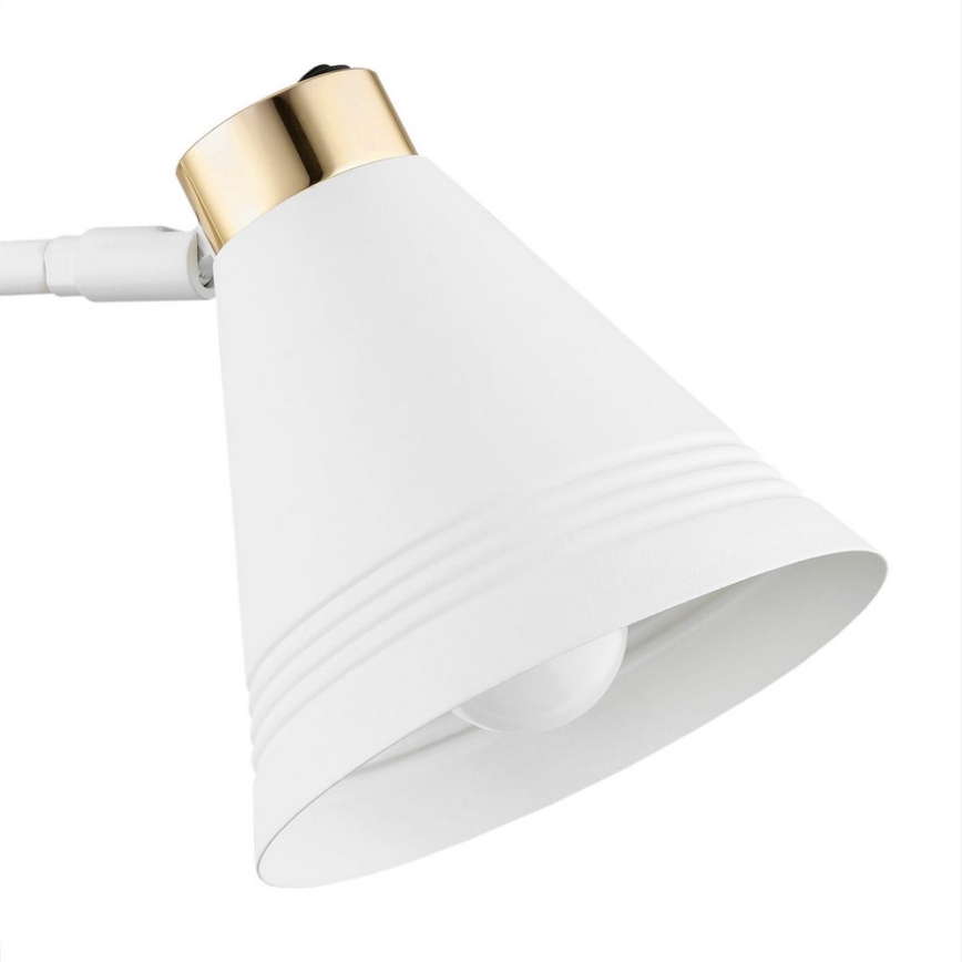 Argon 8006 - Aplique AVALONE 1xE27/15W/230V 34 cm blanco/dorado