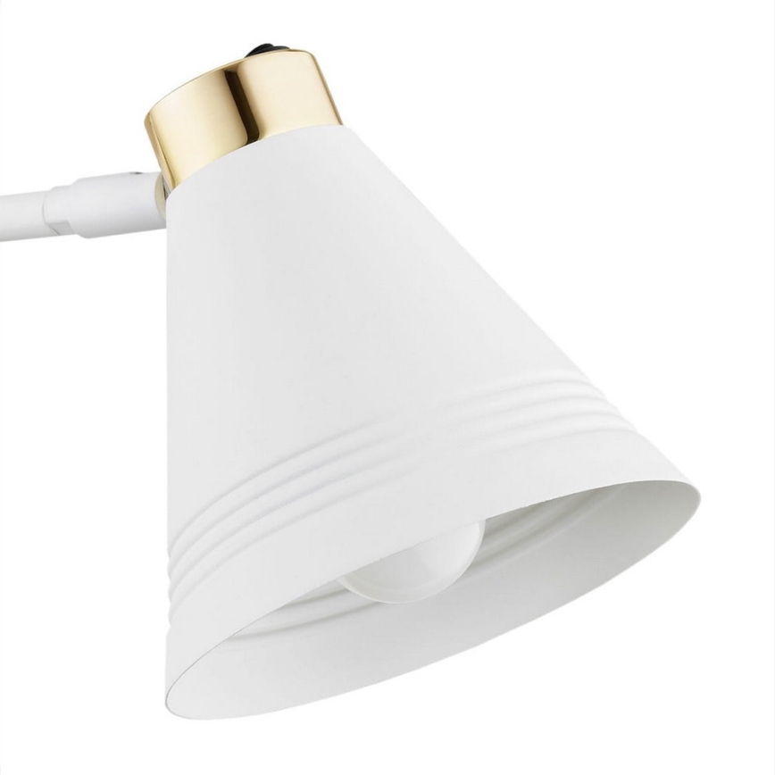 Argon 8007 - Aplique AVALONE 1xE27/15W/230V 57 cm blanco/dorado