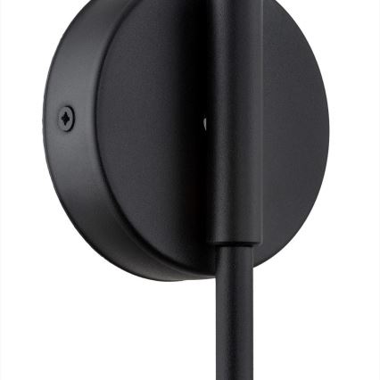 Argon 8008 - Aplique AVALONE 1xE27/15W/230V 34 cm negro/dorado