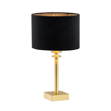 Argon 8049 - Lámpara de mesa ABBANO 1xE27/15W/230V latón/negro