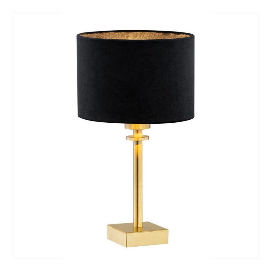 Argon 8049 - Lámpara de mesa ABBANO 1xE27/15W/230V latón/negro