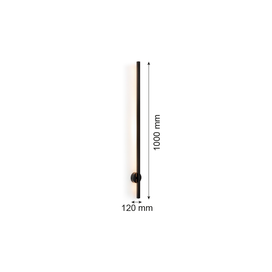 Argon 8051 - Aplique LED ASSE LED/10W/230V negro