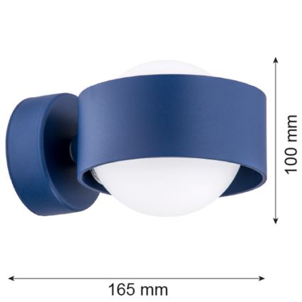 Argon 8061 - Aplique MASSIMO PLUS 1xG9/6W/230V azul
