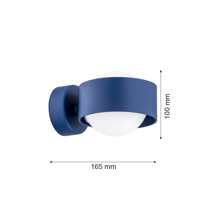 Argon 8061 - Aplique MASSIMO PLUS 1xG9/6W/230V azul