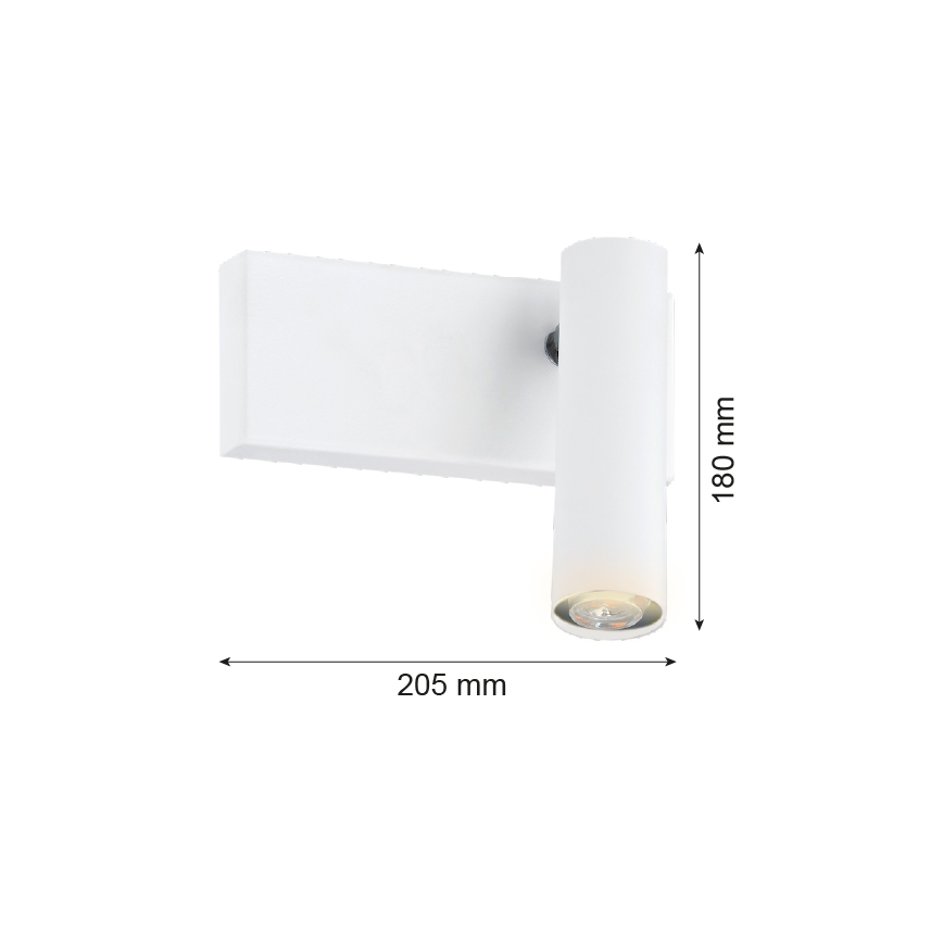 Argon 8064 - Lámpara de pared con foco ETNA 1xG9/6W/230V blanca