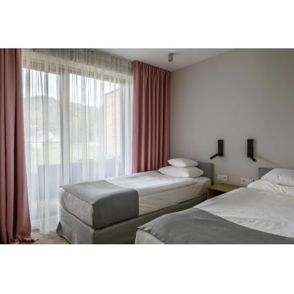Argon 8065 - Lámpara de pared con foco ETNA 1xG9/6W/230V negro