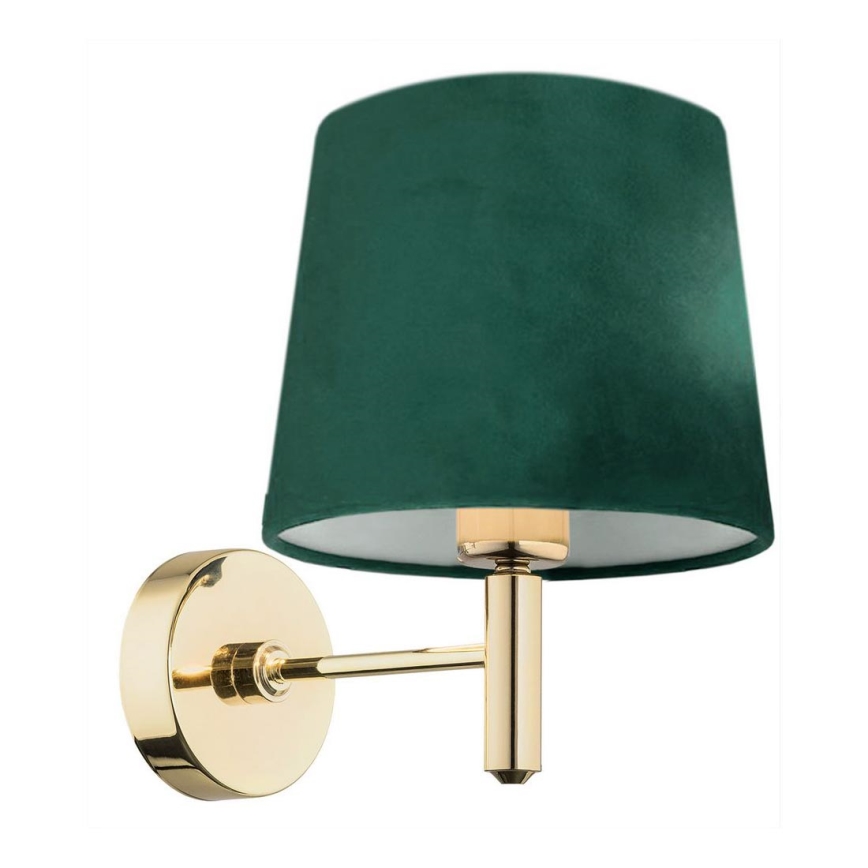 Argon 8105 - Lámpara de pared PONTE 1xE27/15W/230V verde/latón