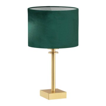 Argon 8106 - Lámpara de mesa ABBANO 1xE27/15W/230V latón/verde