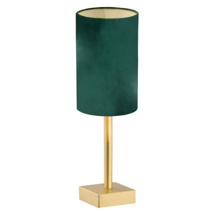 Argon 8108 - Lámpara de mesa ABRUZZO 1xE14/7W/230V latón/verde