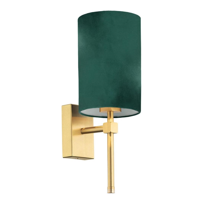 Argon 8109 - Aplique ABRUZZO 1xE14/7W/230V latón/verde