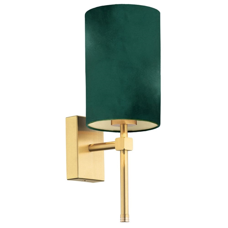 Argon 8109 - Aplique ABRUZZO 1xE14/7W/230V latón/verde
