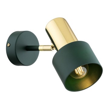 Argon 8111 - Foco de pared DORIA 1xE27/15W/230V verde/latón