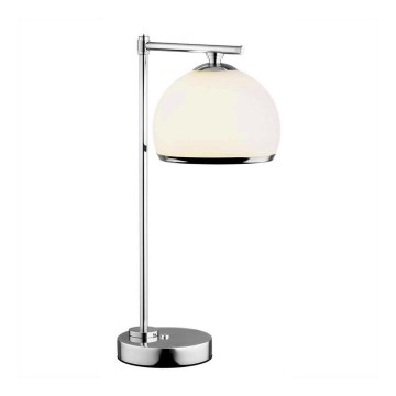 Argon 8121 -  Lámpara de mesa MARBELLA 1xE27/15W/230V cromo brillante