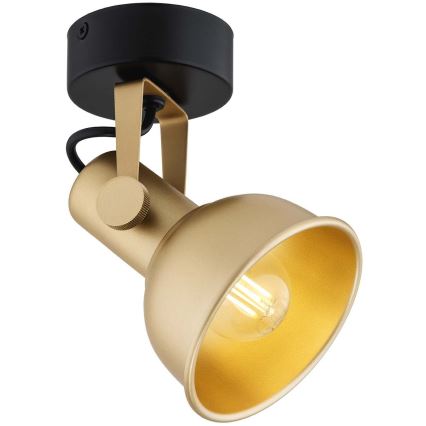 Argon 8248 - Foco LENORA 1xE14/7W/230V dorado/negro