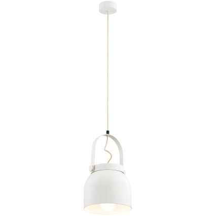 Argon 8280 - Lámpara colgante LOGAN 1xE27/15W/230V diá. 20 cm blanco