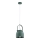 Argon 8283 - Lámpara colgante LOGAN 1xE27/15W/230V diá. 20 cm verde