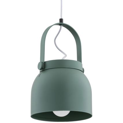 Argon 8283 - Lámpara colgante LOGAN 1xE27/15W/230V diá. 20 cm verde