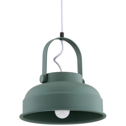 Argon 8287 - Lámpara colgante DAKOTA 1xE27/15W/230V verde