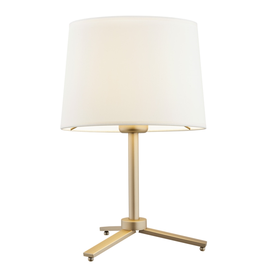 Argon 8318 - Lámpara de mesa CAVALINO 1xE27/15W/230V 39 cm color crema/dorado