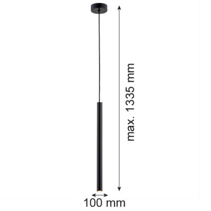 Argon 8329 - Lámpara LED colgante RIO LED/4,2W/230V 3000K negro