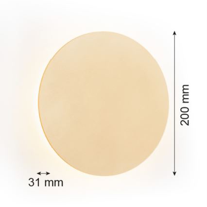 Argon 8351 - Aplique LED OREGON PLUS LED/4,5W/230V 3000K 20 cm dorado