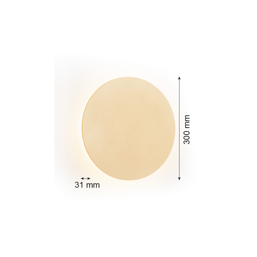Argon 8352 - Aplique LED OREGON PLUS LED/6W/230V 3000K 30 cm dorado
