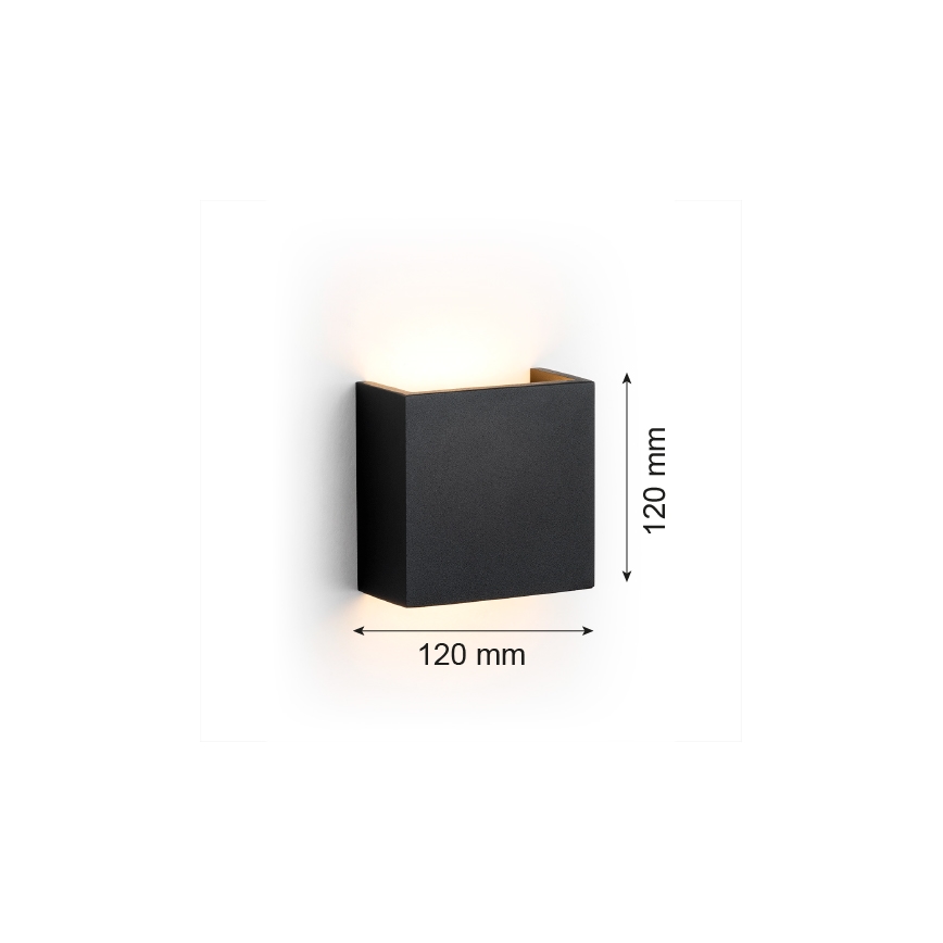 Argon 8359 - Aplique LED GENT LED/3,6W/230V 3000K negro