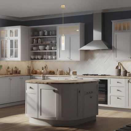Argon 8489 - Lámpara colgante HAMPTON 1xE14/7W/230V dorado