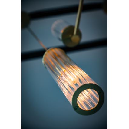 Argon 8489 - Lámpara colgante HAMPTON 1xE14/7W/230V dorado